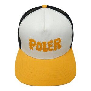 Poler Logo Urchin Mesh Snapback Cap Hat Trucker Baseball Camp Vibes Skater
